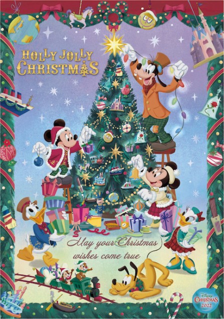 6.グッズ　ミッキーマウスとディズニーの仲間たちが クリスマスを楽しんでいる様子_md