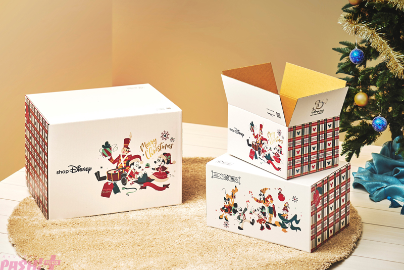 5.ショップディズニーからはクリスマスシーズンに合わせたスペシャルデザインのボックスで商品をお届け！