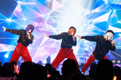 ユニット(左から、つきしろやしろ。・はりま・ものくろ)