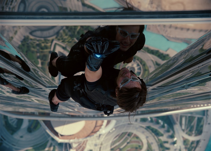 Tom Cruise plays Ethan Hunt in MISSION: IMPOSSIBLE  EGHOST PROTOCOL, from Paramount Pictures and Skydance Productions.