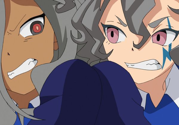 TVアニメ『イナズマイレブン オリオンの刻印』灰崎とヒロト、神と悪魔