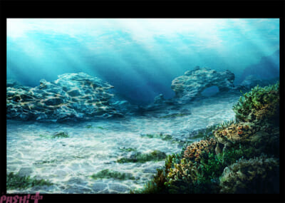 美術ボード①浅瀬