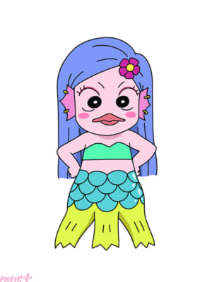 キャラクター画像（ピン子／水瀬いのり）