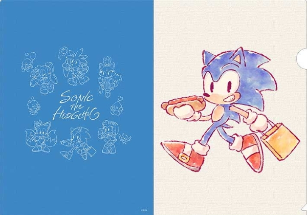 ソニックと仲間たちの水彩調イラストがかわいい♪ “セガ ラッキーくじ