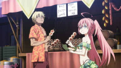 0206【転スラ】蒼海の涙編_ヴェルドラ、ミリムモグモグ