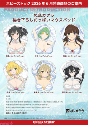 受注用画像_閃乱カグラ_描き下ろしおっぱいマウスパッド_6sku