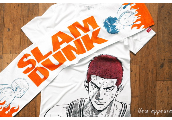 スラムダンク』のTシャツやタオルが発売。漫画イラストのデザインが
