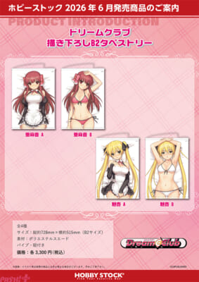 ドリームクラブ_描き下ろしB2タペストリー_4sku