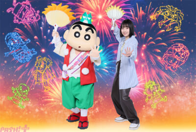 ①TOMOO×着ぐるみ（しんのすけ）スチール