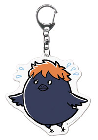 ヒナガラスアクリルキーホルダー(日向)