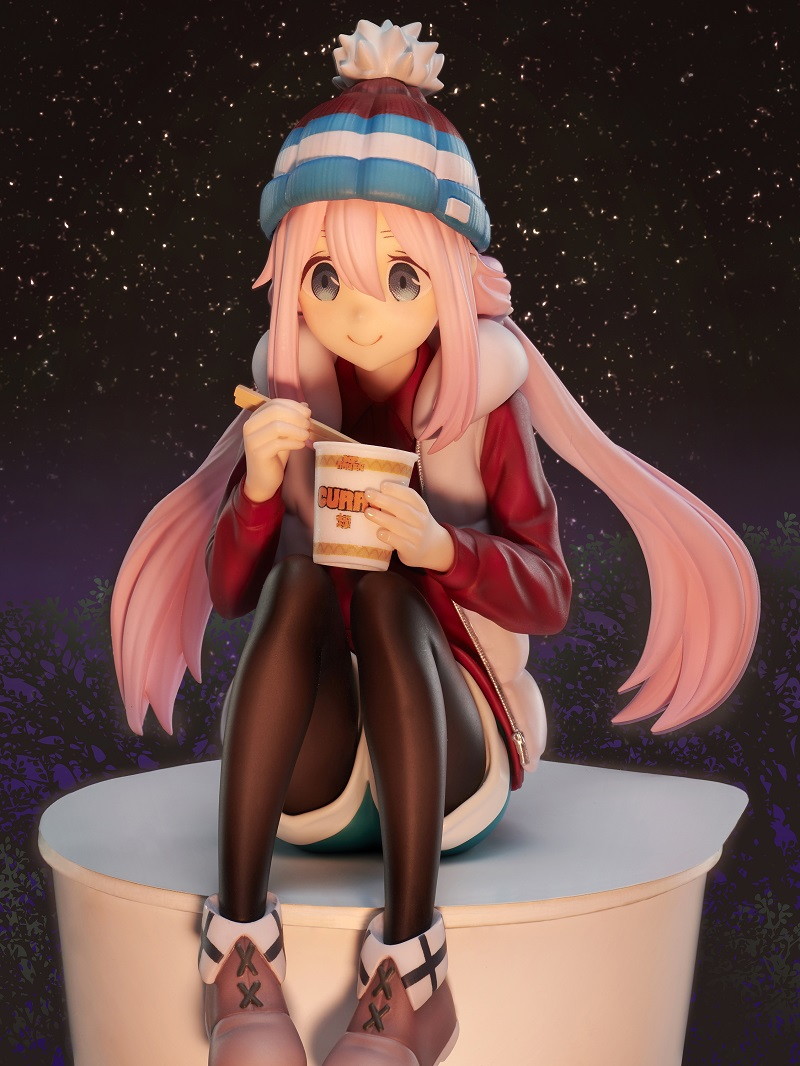 ゆるキャン カレーめん を食べるなでしこがかわいい ぬーどるストッパーフィギュア 予約受付中 Pash Plus