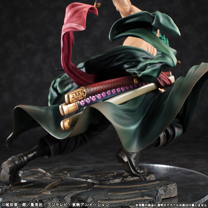 圧巻の肉体美 ワンピース ロロノア ゾロが三刀流奥義 三千世界 を放った瞬間をフィギュア化 Pash Plus