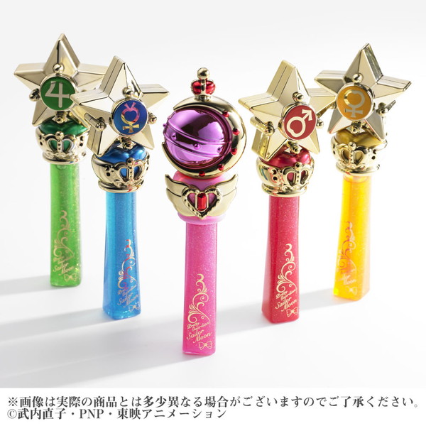 セーラームーン キューティムーンロッド スターパワースティックがティントグロスに 唇の水分量によって色がチェンジ Pash Plus