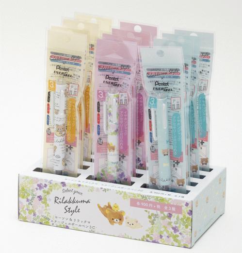 リラックマ 人気ボールペン エナージェル とのコラボ商品がローソンで限定発売 Pash Plus