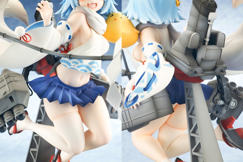 色白柔肌 元気なポーズがかわいい アズールレーン 吹雪が1 7スケールフィギュアに Pash Plus