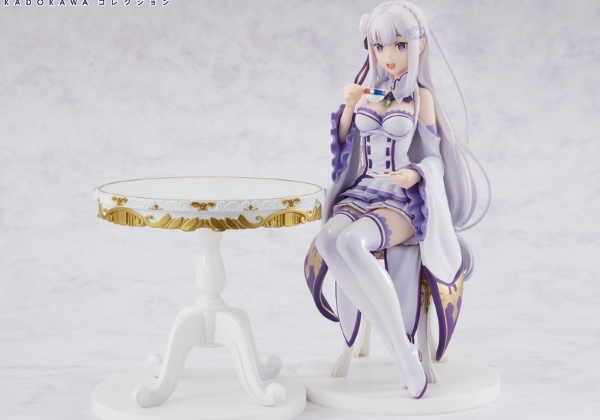 リゼロ エミリア お茶会ver 閃乱カグラ 雪泉 ウェディングランジェリーver のフィギュアが予約受付開始 Pash Plus