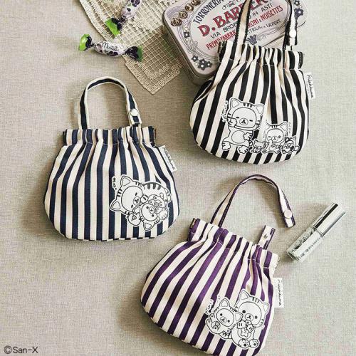 リラックマ フェリシモ猫部とのコラボポーチが登場 モノクロのゆる いリラックマ猫に癒やされて Pash Plus