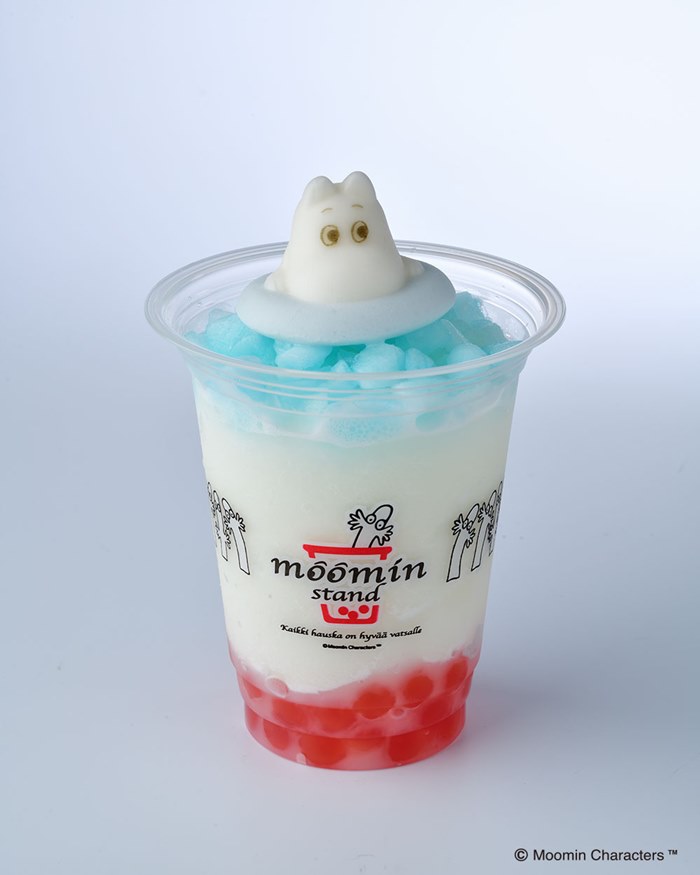 ムーミン のマシュマロがふんわり浮かぶフローズンドリンク登場 食感がたのしい ニョロニョロのたね 入り Pash Plus