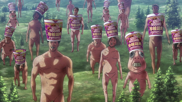 Tvアニメ 進撃の巨人 と日清カップヌードルのコラ動画 進撃の謎肉 公開 梶裕貴 神谷浩史ら出演 Pash Plus Tvアニメ 進撃の巨人 と日清カップヌードルのコラ動画 進撃の謎肉 公開 梶裕貴 神谷浩史ら出演 Pash Plus