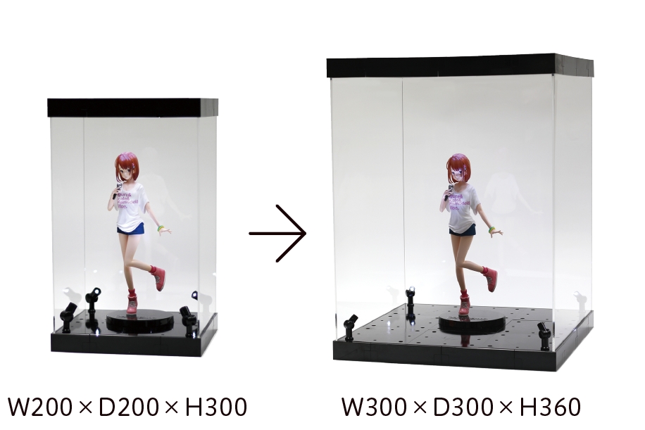 フィギュアをより楽しめる至高のディスプレイケースが誕生 Pash Plus