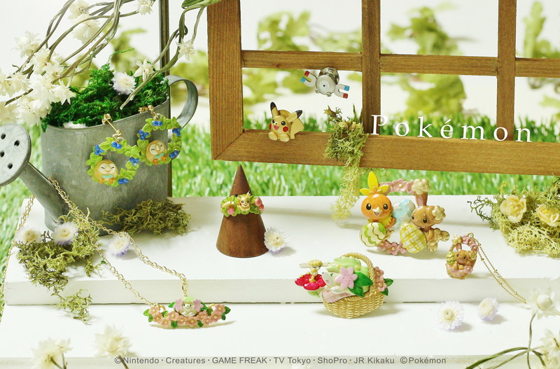 ピカチュウたちがお花と一緒のアクセサリーに ポケモン Palnart Poc 第3弾がヴィレヴァンオンラインで発売 Pash Plus