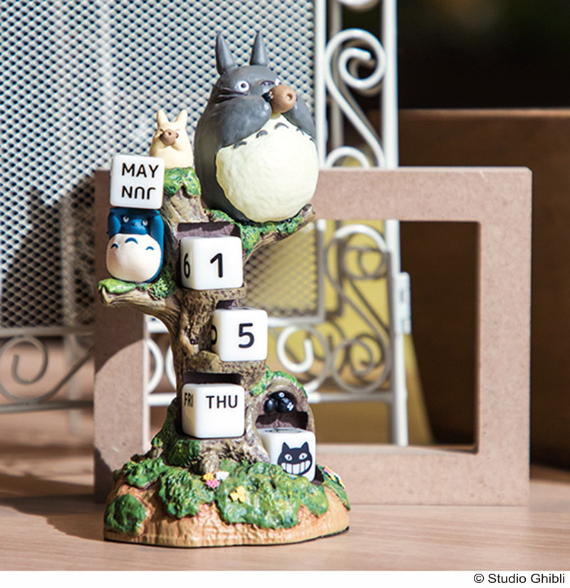 トトロ などジブリ3作品の万年カレンダーがかわいい こだわりの造形をあなたのお部屋に Pash Plus