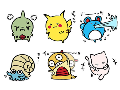 自由すぎるポケモンたちの Line スタンプがかわいい コラボグッズがポケモンセンターに登場 Pash Plus